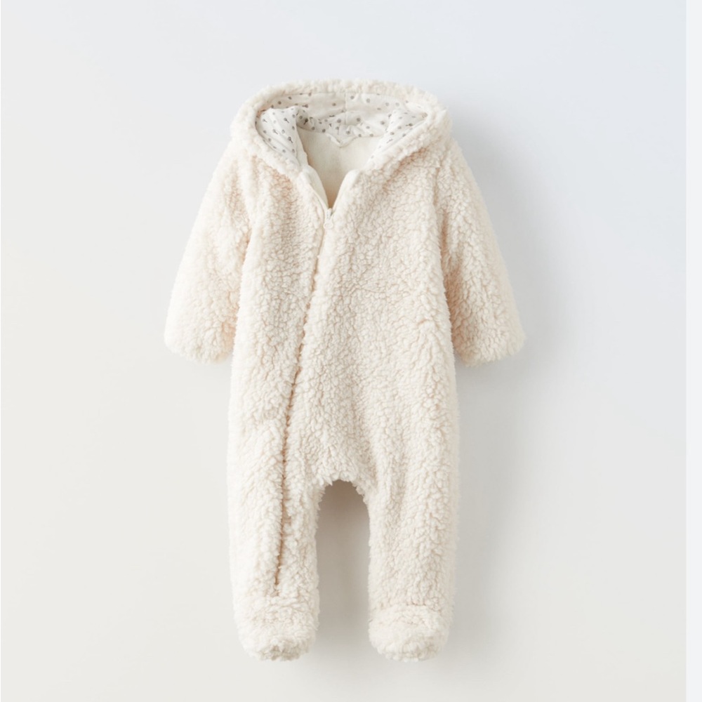 ZARA FLEECE BABY ROMPER